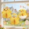 Honeycomb Ball Easter Ornament Paper Decorative Hanging Decoration Holiday Parties Indoor Outdoor Festive Atmosphere Decor