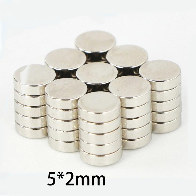5mm/4mm/2mm x 2mm Tiny  Magnets -  Ultra-Small Round Disc Magnets with Ni-Cu-Ni Coating