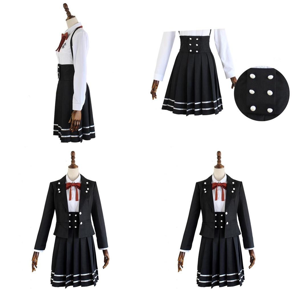 Breathable And Durable Danganronpa V3 Shirogane Tsumugi Cosplay Suit With Wig