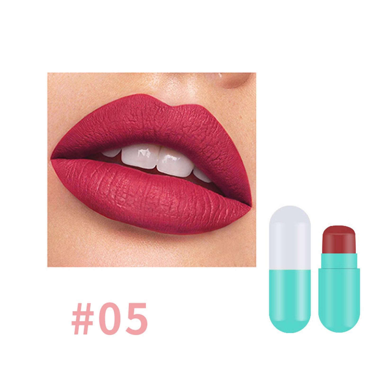 

Помада Маленькая Портативная Помада Женская Помада Для Девочек Макияж Глазурь Для Губ One Size