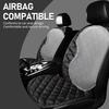 Driver Or Passenger Car Seat Cushion Comfortable Seat Cover For Cars Trucks SUV Van Full Back And Seat Cushion-Black
