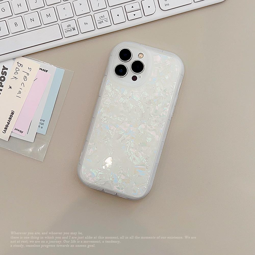 

Dream Ins Shell Pattern Iphone13 Apple 12 Mobile Phone Case 11 All Inclusive 16 Silicone 14 Suitable for 15pro Max 16promax