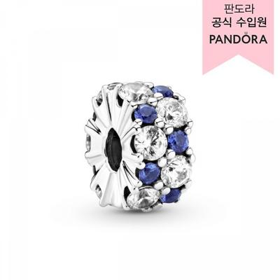 Clear   Blue Sparkling Clip Charm  799171c01
