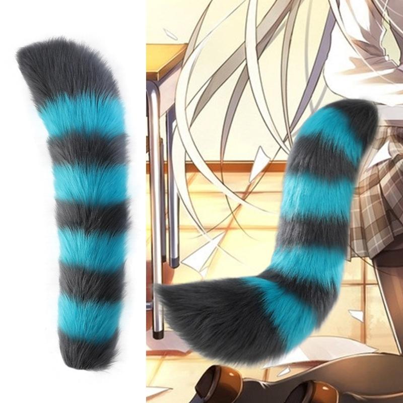 Halloween Foxes Tail Lolitas Cat Tail Fancy Dress Costumes Faux Furs Tail