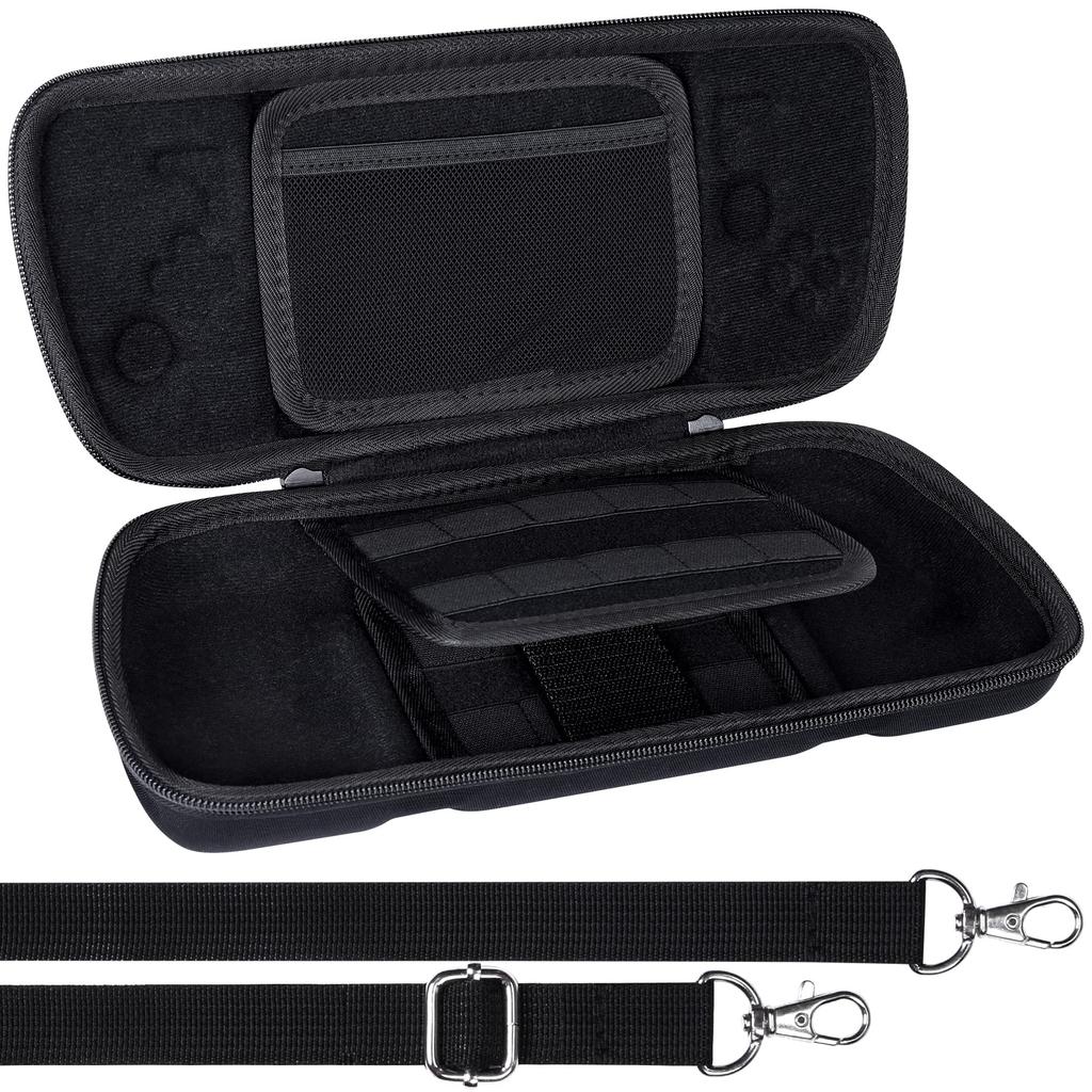 Hori Grip Controller for Nintendo Switch Storage Case with Shoulder Strap, Black - Aenllosi (Case Only)