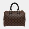[Pre-Owned] Speedy 25 Checkered Strap Pillow Bag Coated Canvas Shoulder Tote - Very Good #15FF7C6