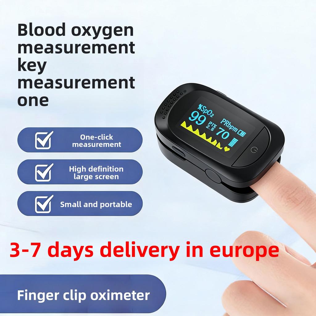 Blood Oxygen Monitor - Heart Rate Sync Detection & High Accuracy Sensor
