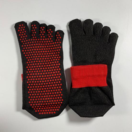 2 pary skarpet do uziemiania na boso, na zewnątrz, na plażę, na kemping, na wędrówki, na wspinaczkę, z pięcioma palcami