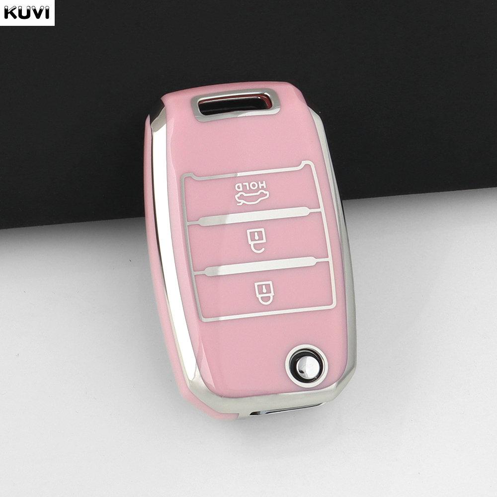 

New Tpu Car Key Case Cover Shell Fob For Kia Rio 3 K2 K3 K4 K5 Sportege Picanto Optima Soul Ceed Sorento Forte Stinger Cerato