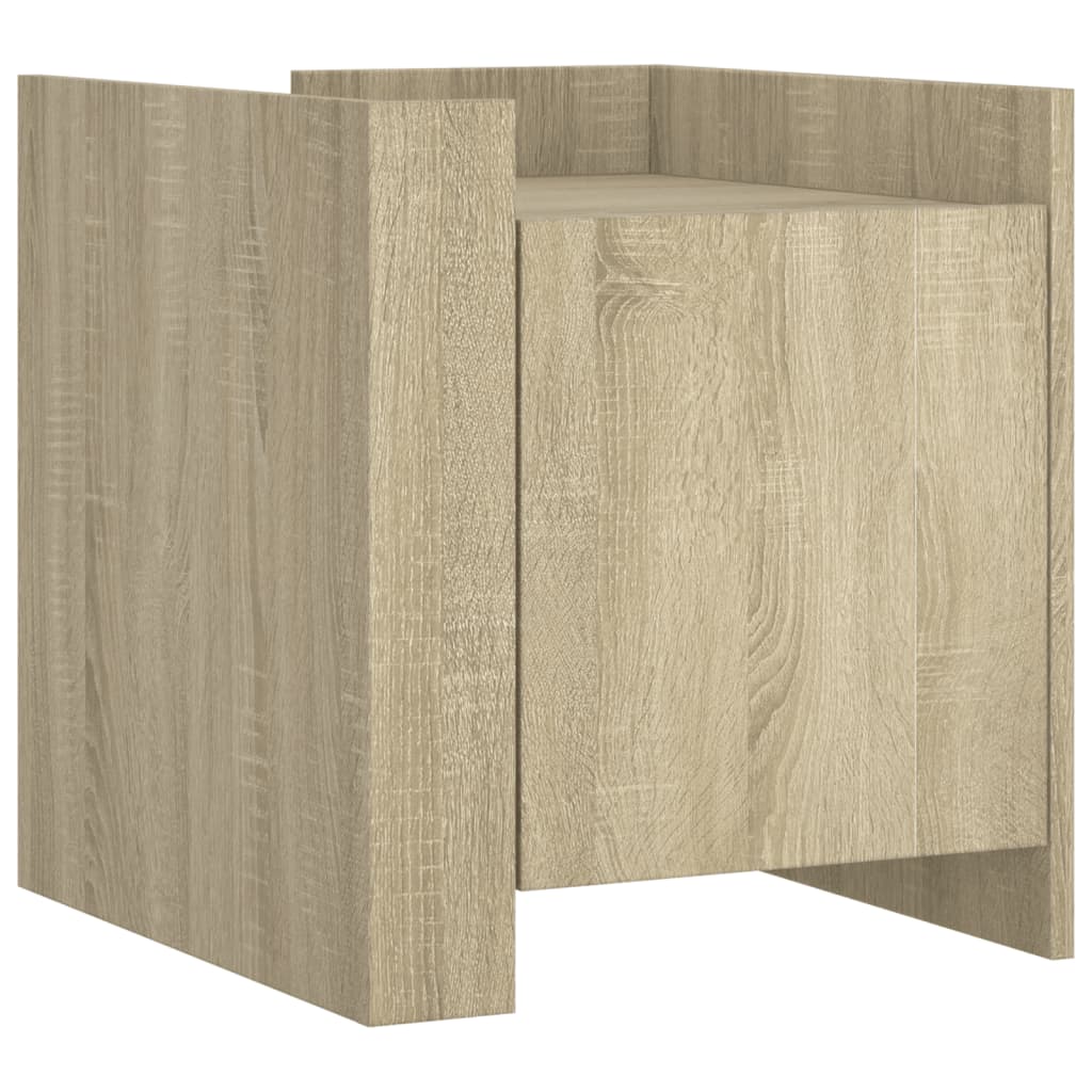 Nightstand Sonoma Oak 45x50x50 cm Particleboard