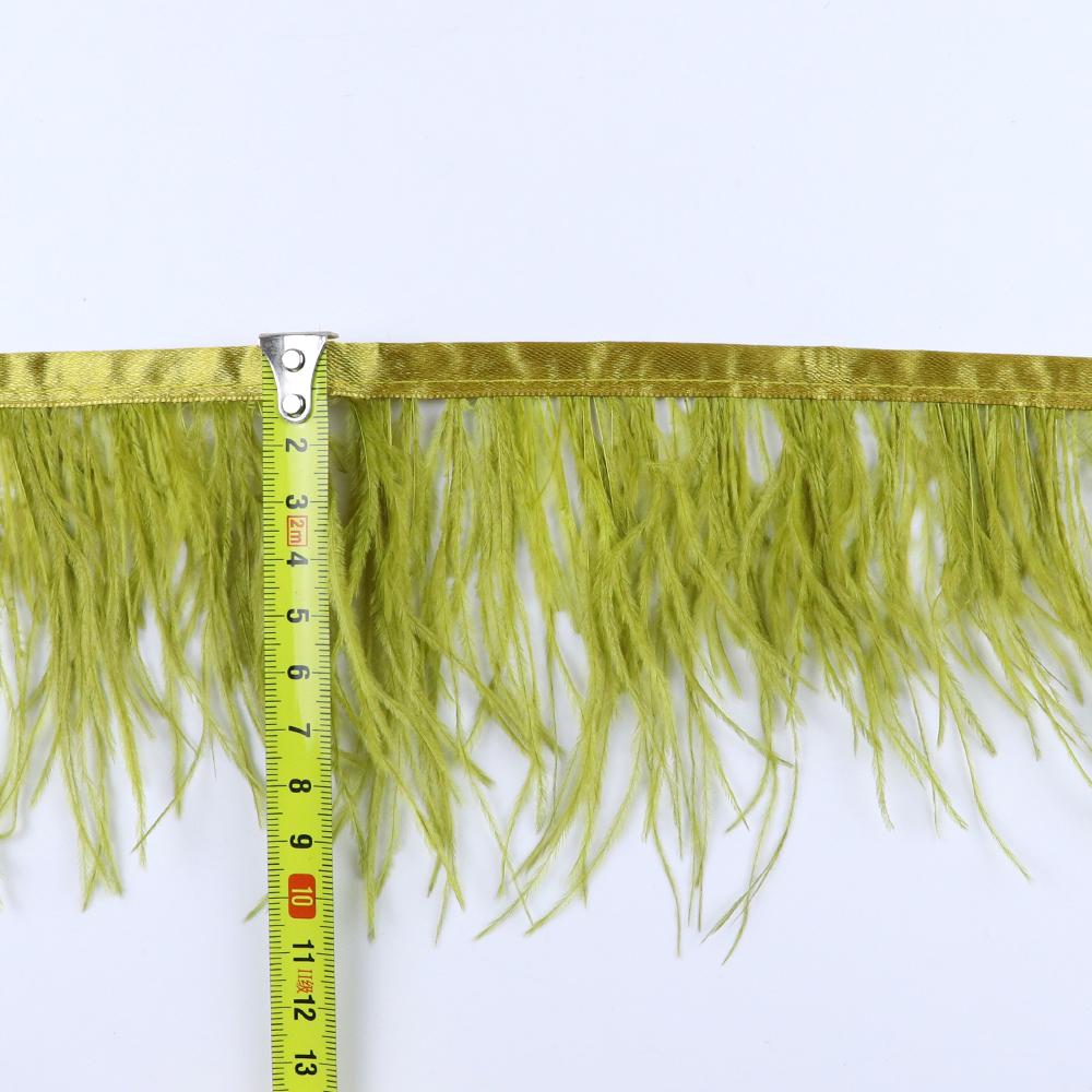 Feather8-10cm Light Purple Ostrich Feather Trims 1m 5m 10m for Crafts High Quality Plume Fringe Cosplay Festivals Clothing Ribbon Decor