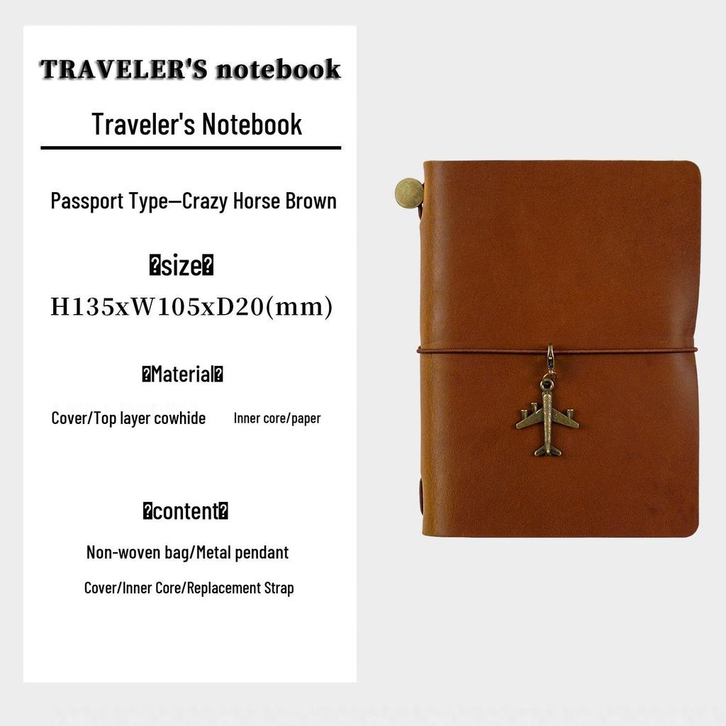 Diário de Viagem TN: Caderno Artesanal de Couro de Vaca Vintage