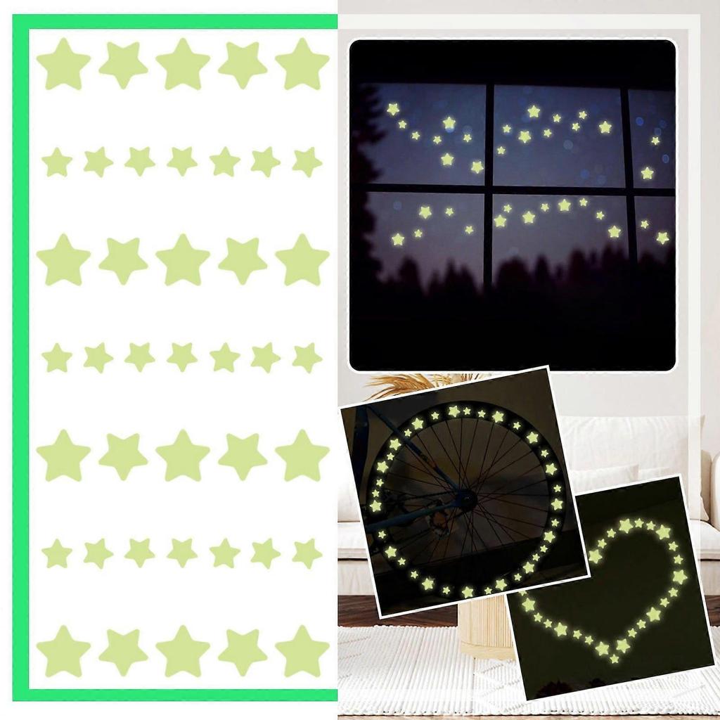 Wall Decor Wall Stickers Moon Star Night Light Stickers Wall Stickers Bedroom Living Room Peel And Stick Wallpaper Living Room Decor