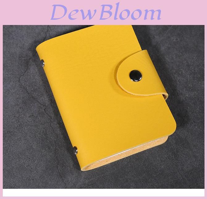 Timelessly Designed Multi-color Pu Leather Pocket Business Id Credit Card Wallet