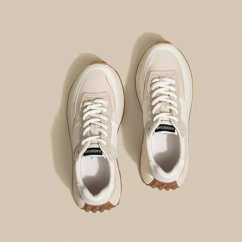 Yunfu~ Soft leather Forrest Gump shoes, sports shoes women's autumn new shoes women's shoes trendy ins casual shoes jogging shoes