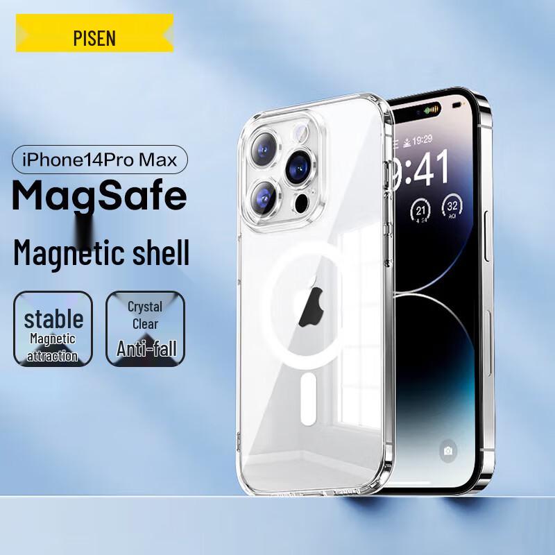 Pisen Magsafe Magnetic Clear Protective iPhone Case iPhone 14 Pro Max