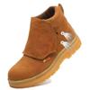Steel Bag Head Anti-smashing and Anti-puncture Work Shoes Breathable High-top Anti-velvet Protective Labor Insurance Shoes