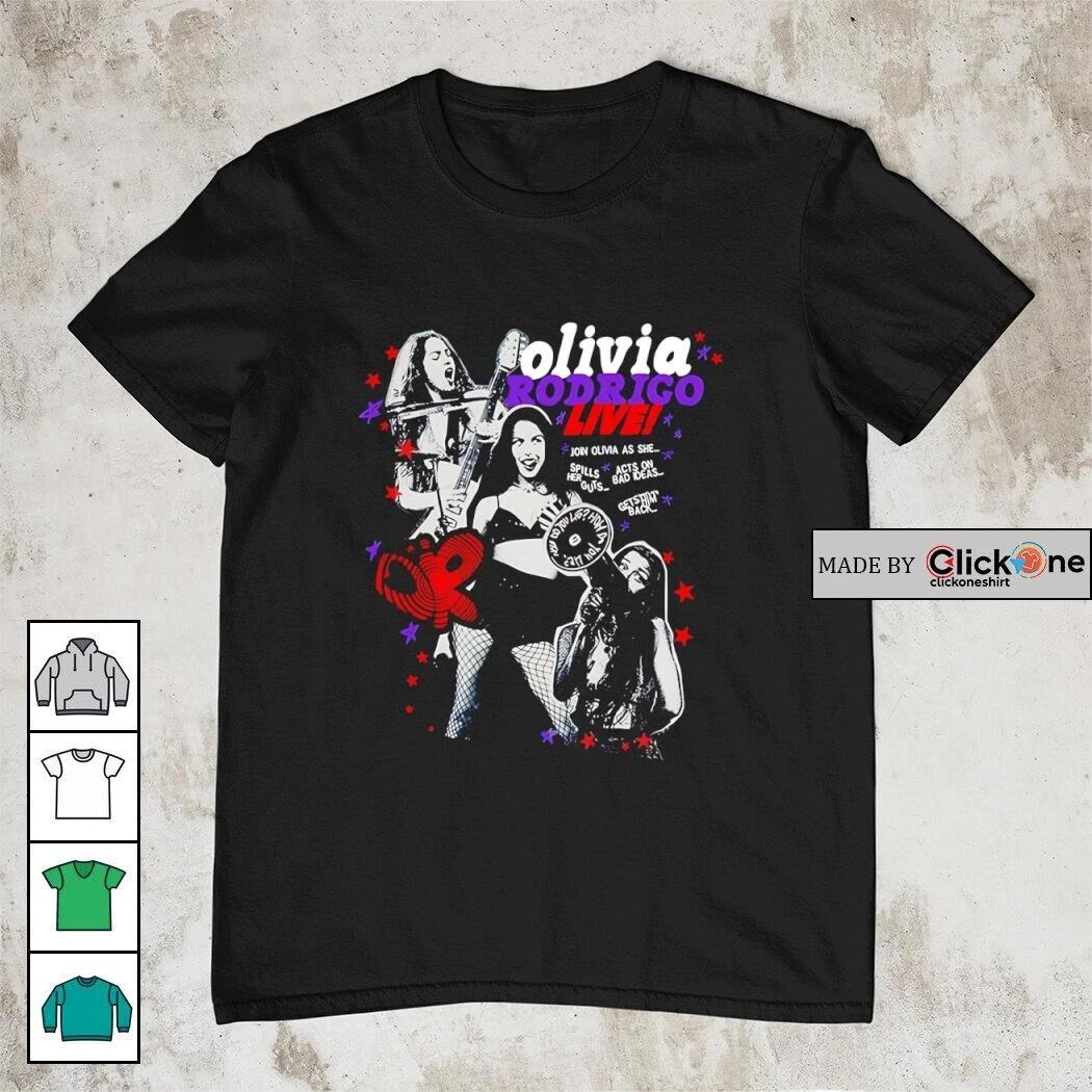 

Ol.Iv.Ia Ro.Dri.Go Guts World Tour 2025 Festival Live T-Shirt L