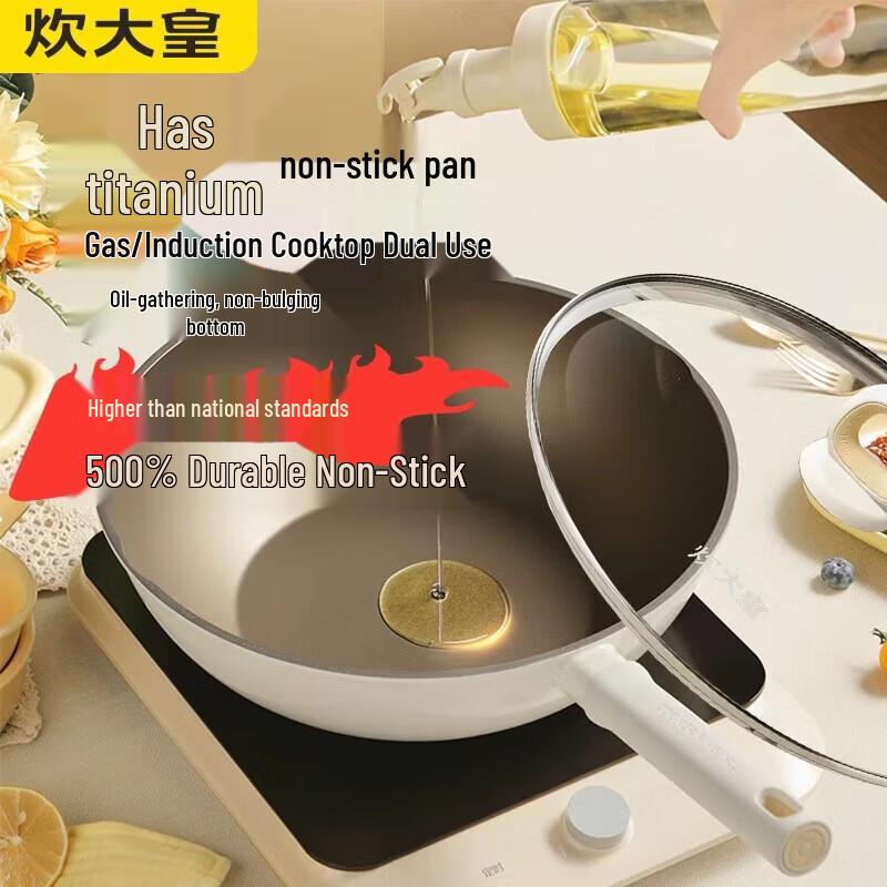 COOKER KING Titanium Shield Non-stick Wok