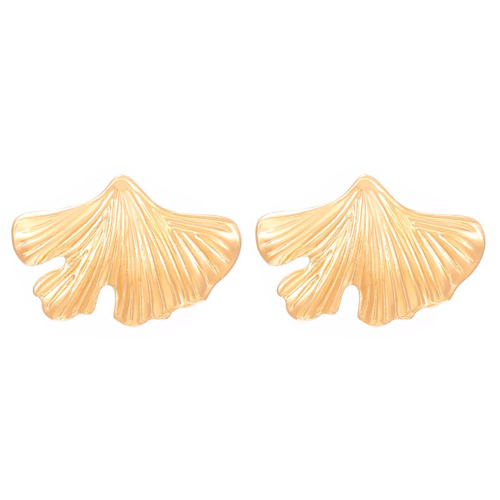 2026 Ginkgoblatt Schmuckset Schlichte Mode Herbstblatt Halskette Armband Ring 3-teiliges Geschenkset