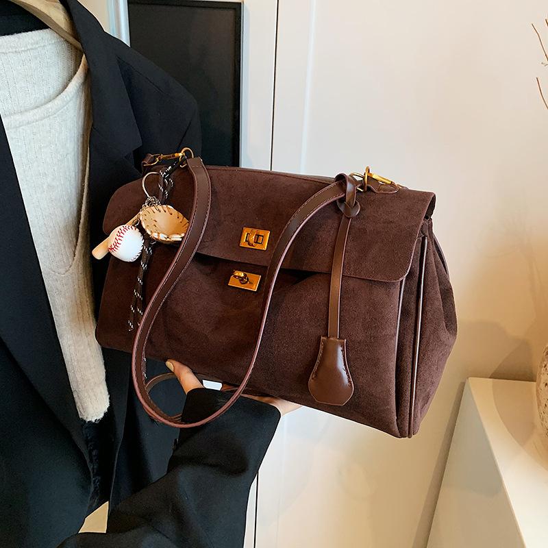 Large Capacity Commuter Tote Bag Women's New Fashion Shoulder Messenger Bag