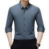 Autumn Men's Long-sleeved Shirt High-end Middle-aged and Young Men's Clothing Casual and Comfortable Dad Clothing