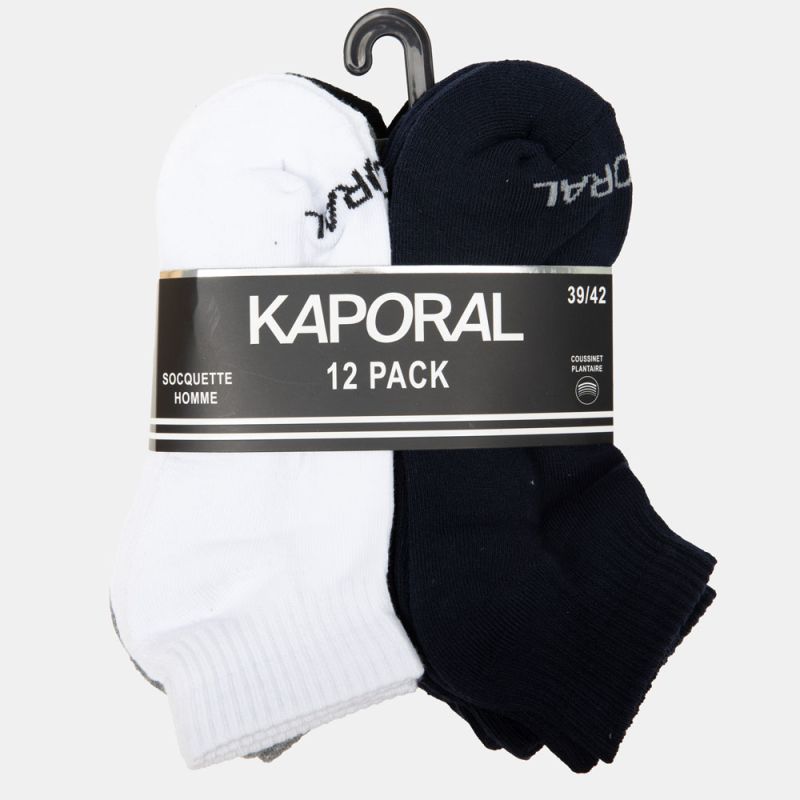 Set of 12 Pairs of Men's Gerardo Ankle Socks KAPORAL