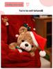 Christmas Teddy Bear with Scarf & Hat - Plush Toy for Valentine's & Birthday Gifts