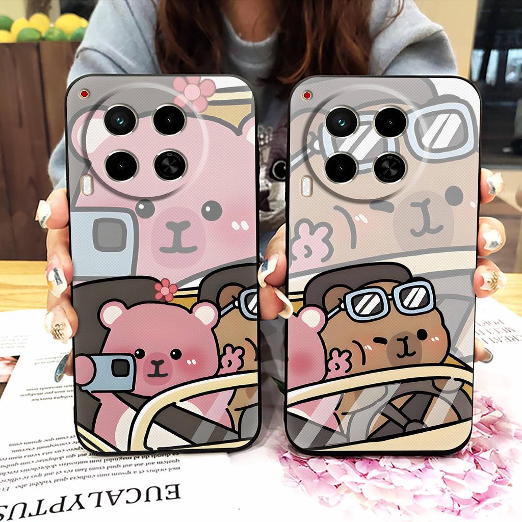 Phone Pouch Couple Phone Case For Tecno Camon30/4G/5G/CL6/CL7 Waterproof Durable Silicone Protective Anti-dust Full Wrap