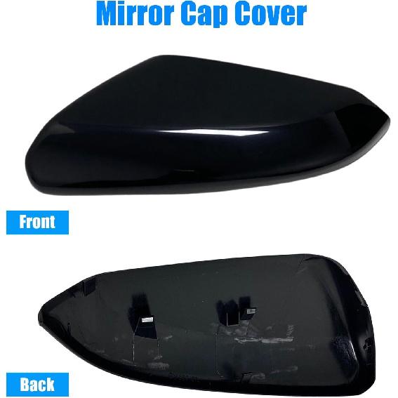 Priprilod Left Driver Side Mirror Cap Cover Glossy Black Compatible With Honda Civic 2016 2017 2018 2019 2020 2021 Honda Insight 2019-2021