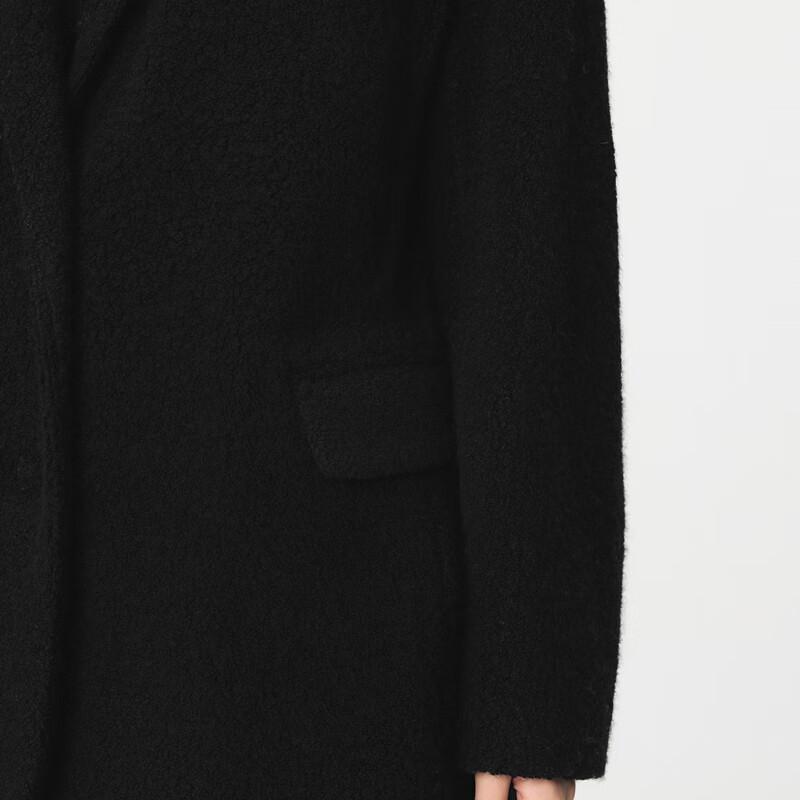 JNBY 2024 Winter Loose-Fit Wool Blend Coat