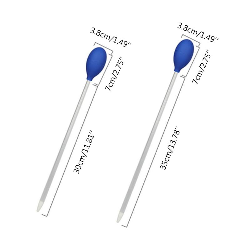 Acrylic Coral Feeder Aquarium Pipette SPS HPS Liquid Fertilizer Small Fish Tank Water Changer Coral Feeding Tube 30/35CM