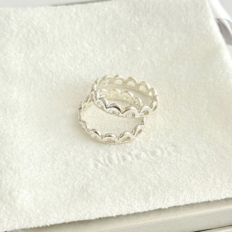 NUDOOR Lace arch ring