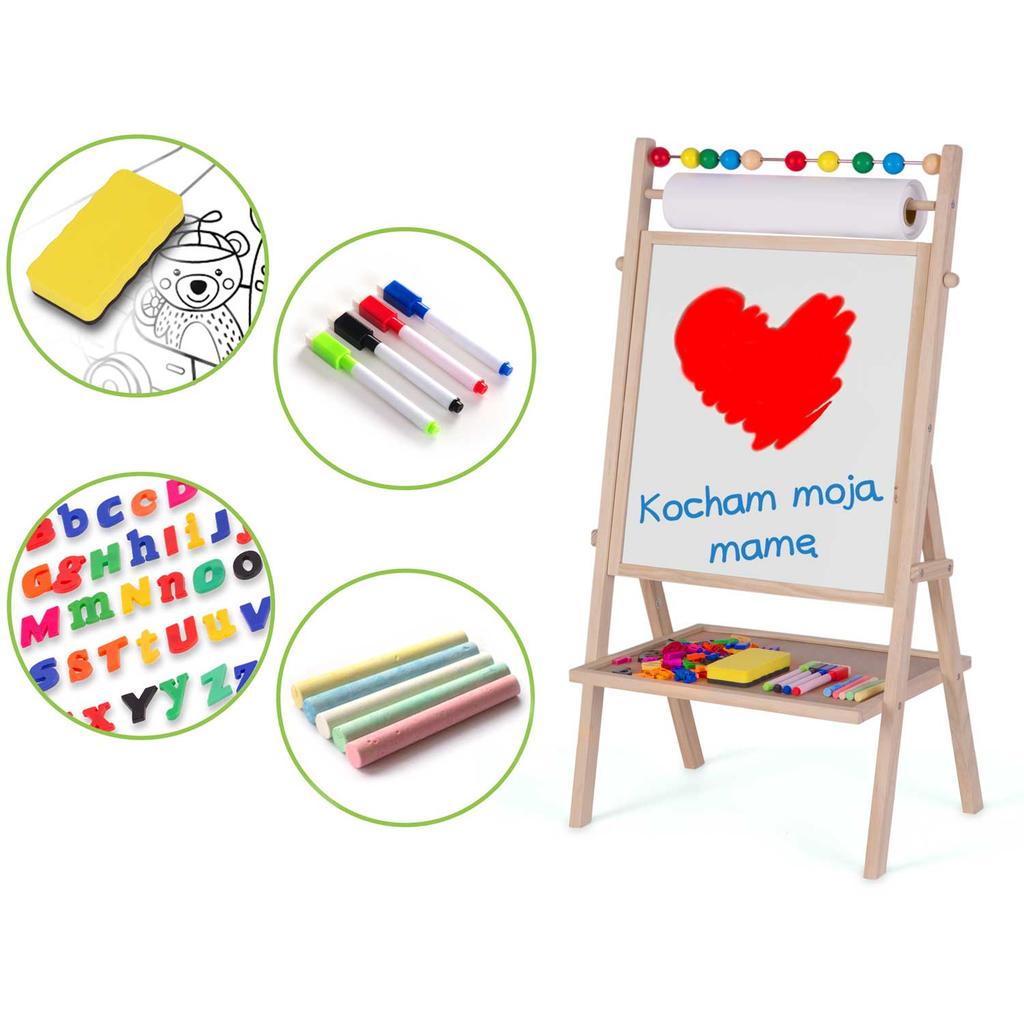 Ricokids Magnetic Chalkboard Rotating Board