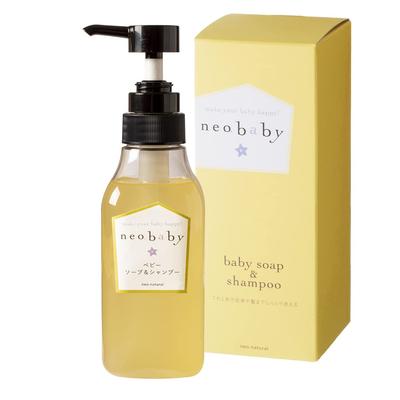 Neobaby Neo Baby Baby Soap Shampoo Horse Oil Organic Moisturizing Soap Neo Natural 300mL 1 Bottle [Baby Shampoo] & Additive-free