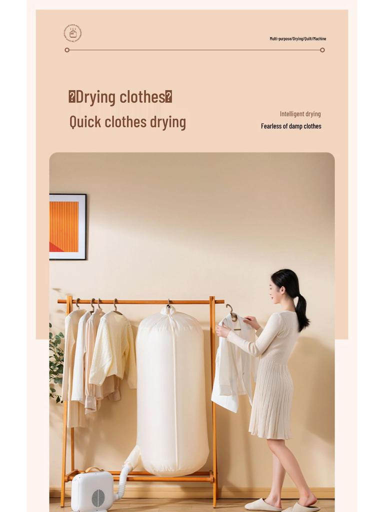 Compact Warm Air Dryer & Bed Warmer