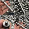 Watch Repair Tool Steel Collet Aluminium Alloy Lightweight Handle Wheel Axle Screw Head Handle Drill Bit Clamping Tool
