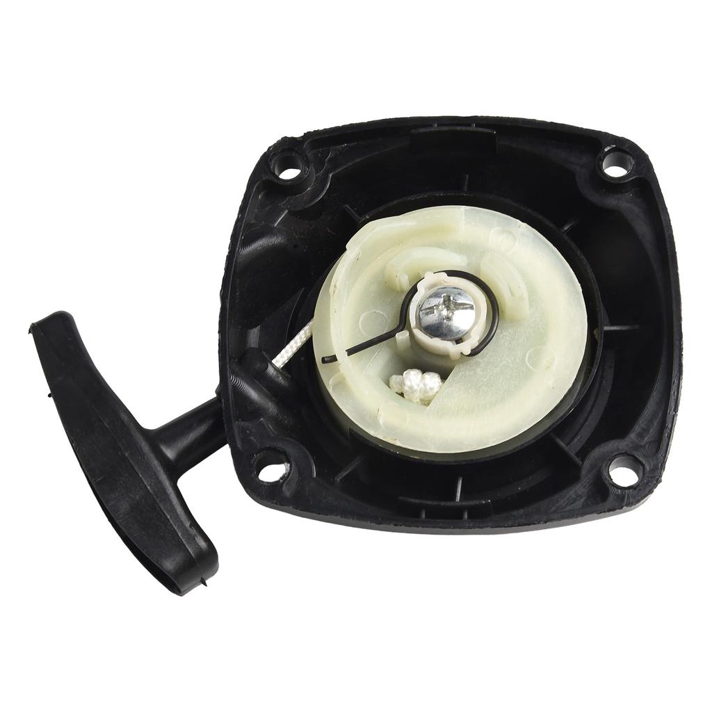 Efficient Recoil Starter Compatible with For Sanli Plus Multitools Hedge Trimmer Replacement for Garden Equipment Usage