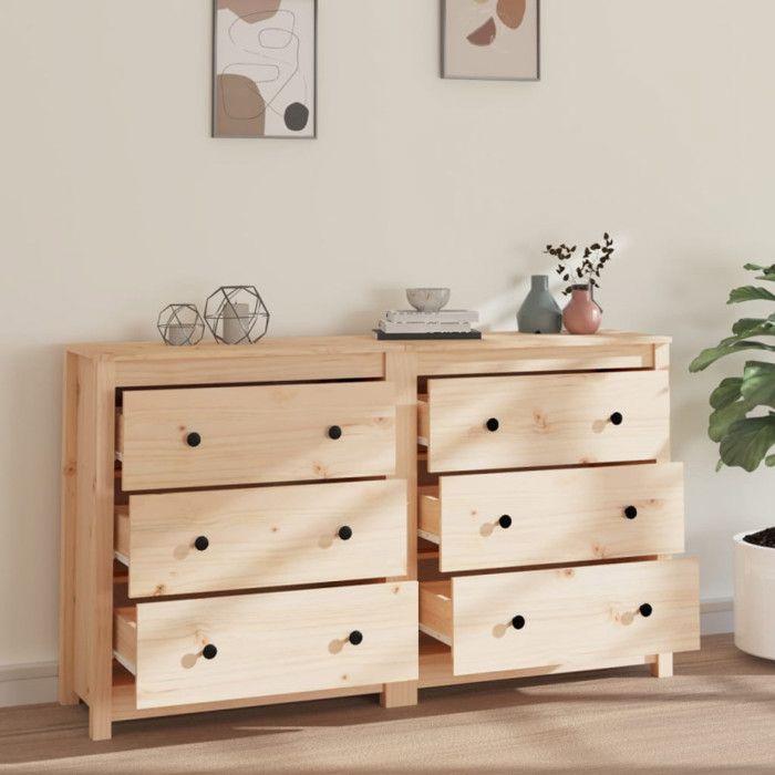 VidaXL Buffet Armoire de Rangement Organisateur de Maison Armoire de Salon Meuble de Salle de Séjour Intérieur 140x35x80 cm 3114079
