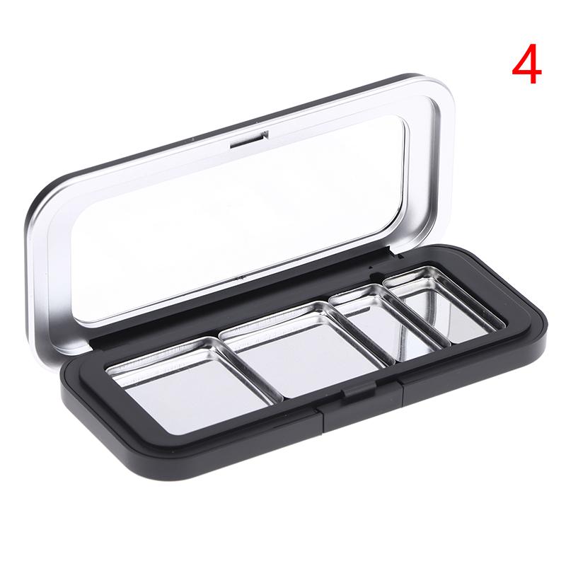 Empty Magnetic Eyeshadow Palette Refillable Black Clear Makeup Storage Case Box DIY Cosmetic Lipstick Foundation Blush Container