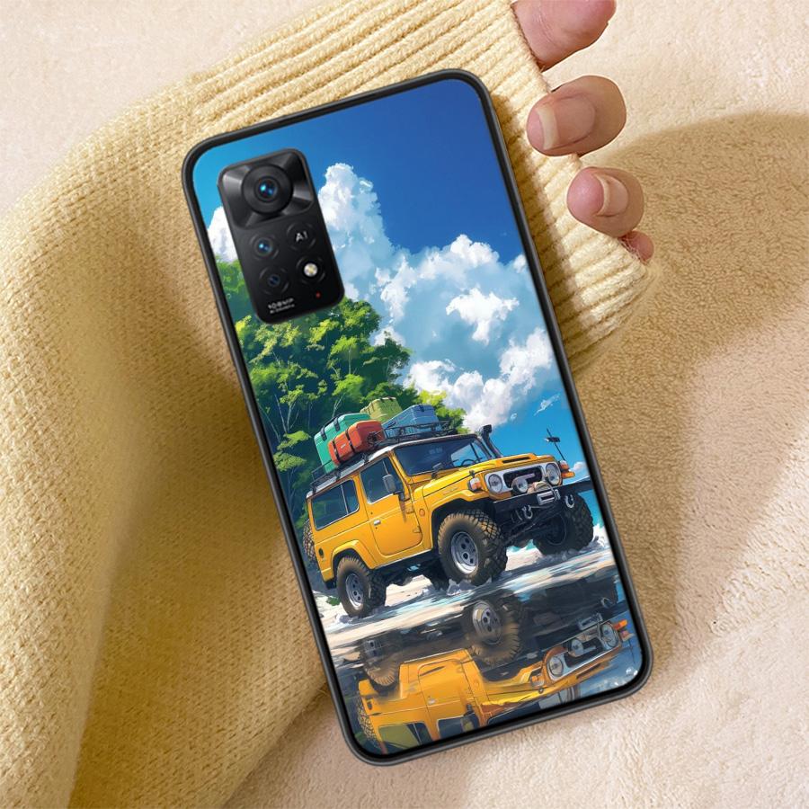 

Off Road Vehicle Tourism Scenery Phone Case For Redmi Note 13 14 15 Pro Plus 12 13C 12C 15C 9 10 10C 9T 9C 9A TPU Soft Cover Cle Redmi 15