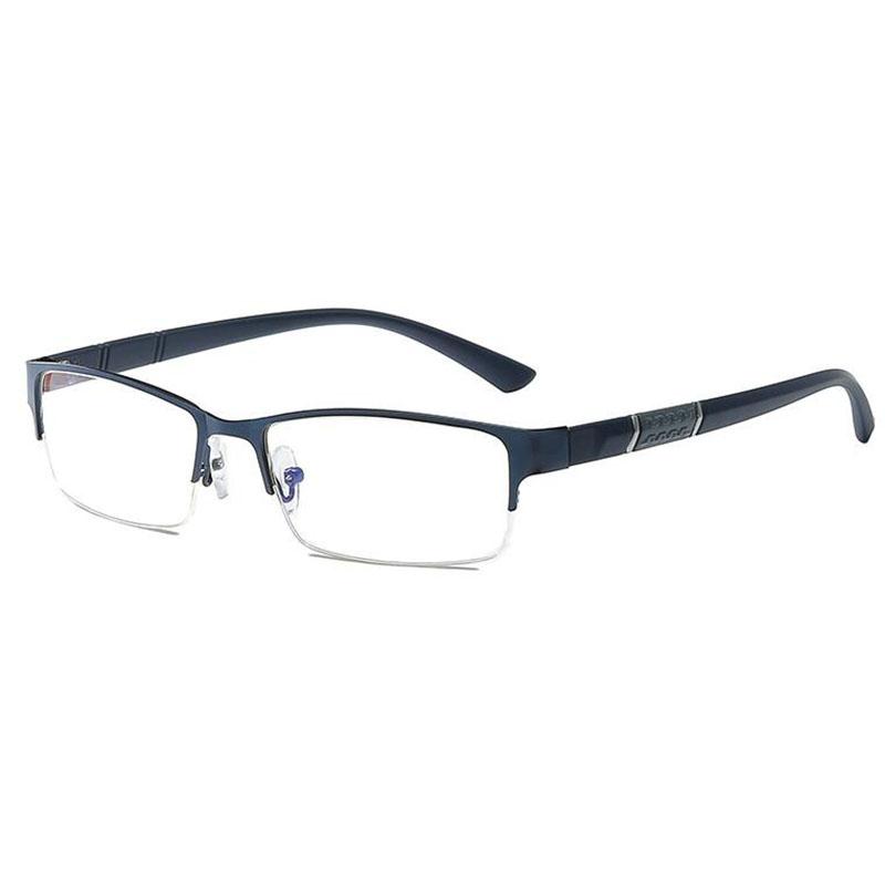 Reading Eyeglasses Half Metal Frame Nearsighted Glasses Unisex Myopia 0 -0.5 -1 -1.5 -2 -2.5 -3 -4 -5 -6 Number Degrees Glasses