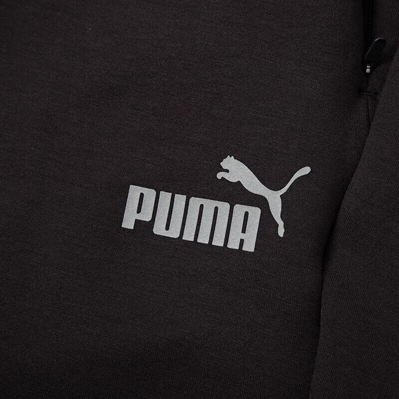Puma Outdoor Solid Color Cuffed Simple Breathable Casual Pants Men Bottoms Black 673880-56