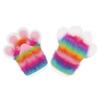 Furry Costume Paw Gloves Cosplay Performance - Soft Plush Animal Claw Hands With Fabric Pads Anime Convention Accessory