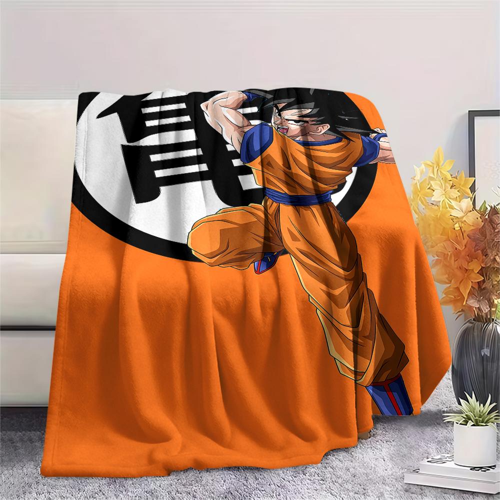 Dragon Ball characters Print Flannel Blanket,High quality Comfortable for All Seasons,Home Decor,Warmth and Comfort,Perfect for Christmas Gifts