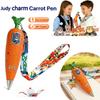 Zootopia 2 Neck Strap Carrot Recording Pen Lanyards | 60 Second Small Recording |Neutral Pen 2In1 For Student Gifts