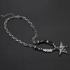 Star Pendant Clavicle Necklace Preal-Decor Stylish Chic Necklace Boho Chunky Chain Jewelry Choker Necklace Perfect Gifts