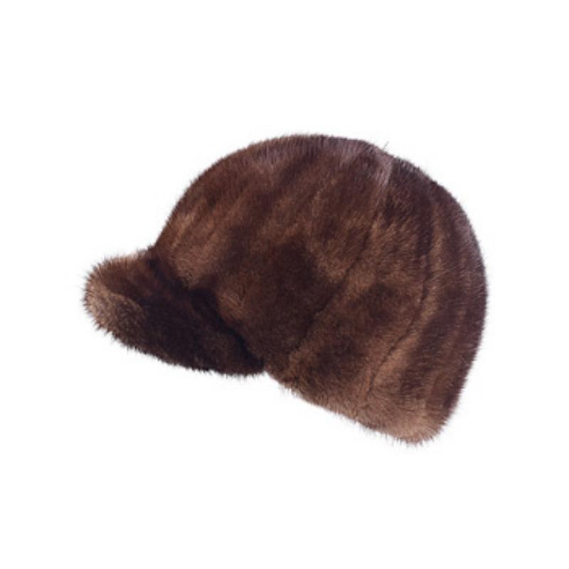 Mink hat mink hair winter fashion mink hat men and women versatile thickened warm knight hat tide