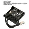 PCIE To USB 3. Front Panel 5Gbps 3.5 Inch Front Panel USB Hub High Speed Wide Applicability Anti Interference for Computer