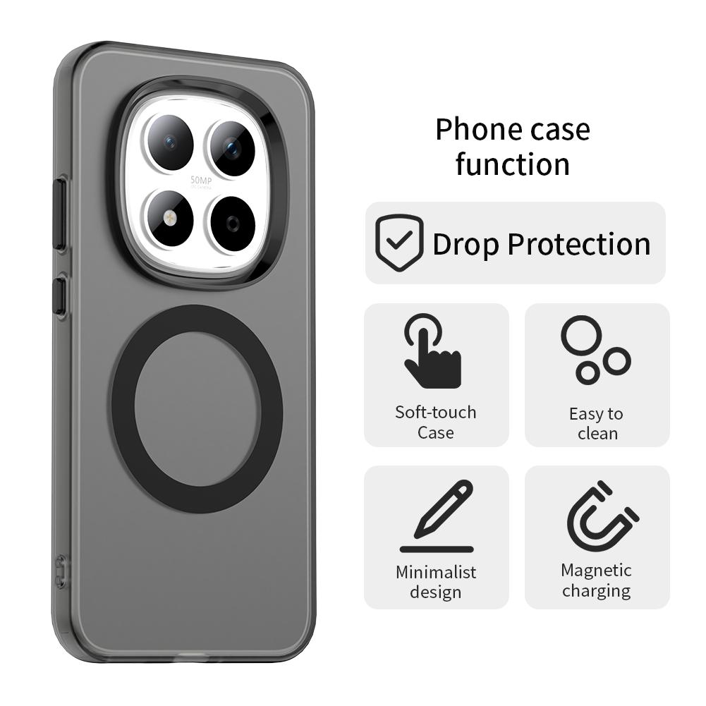 Phone Case for Xiaomi Redmi Note 15 Pro 5G (6.83" Inch), Compatible with Magsafe,Shockproof Magnetic Case Cover